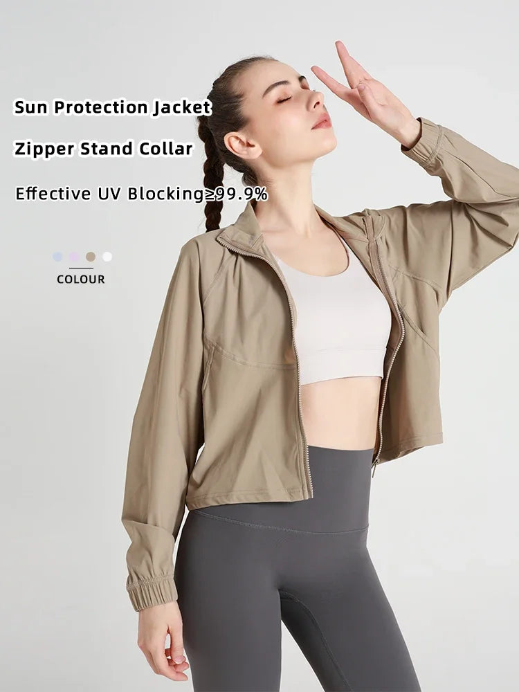 Women's Long-Sleeve Yoga Jacket