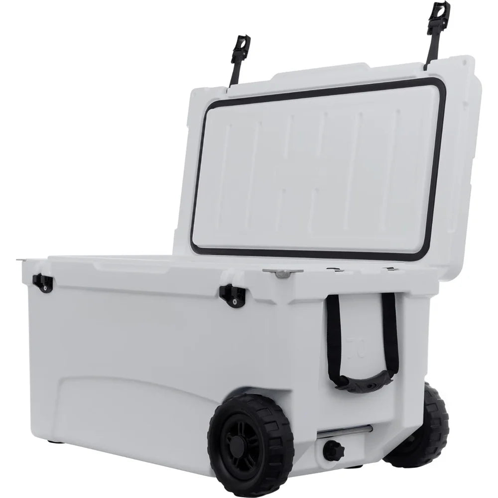 70-Quart Heavy-Duty Rolling Cooler