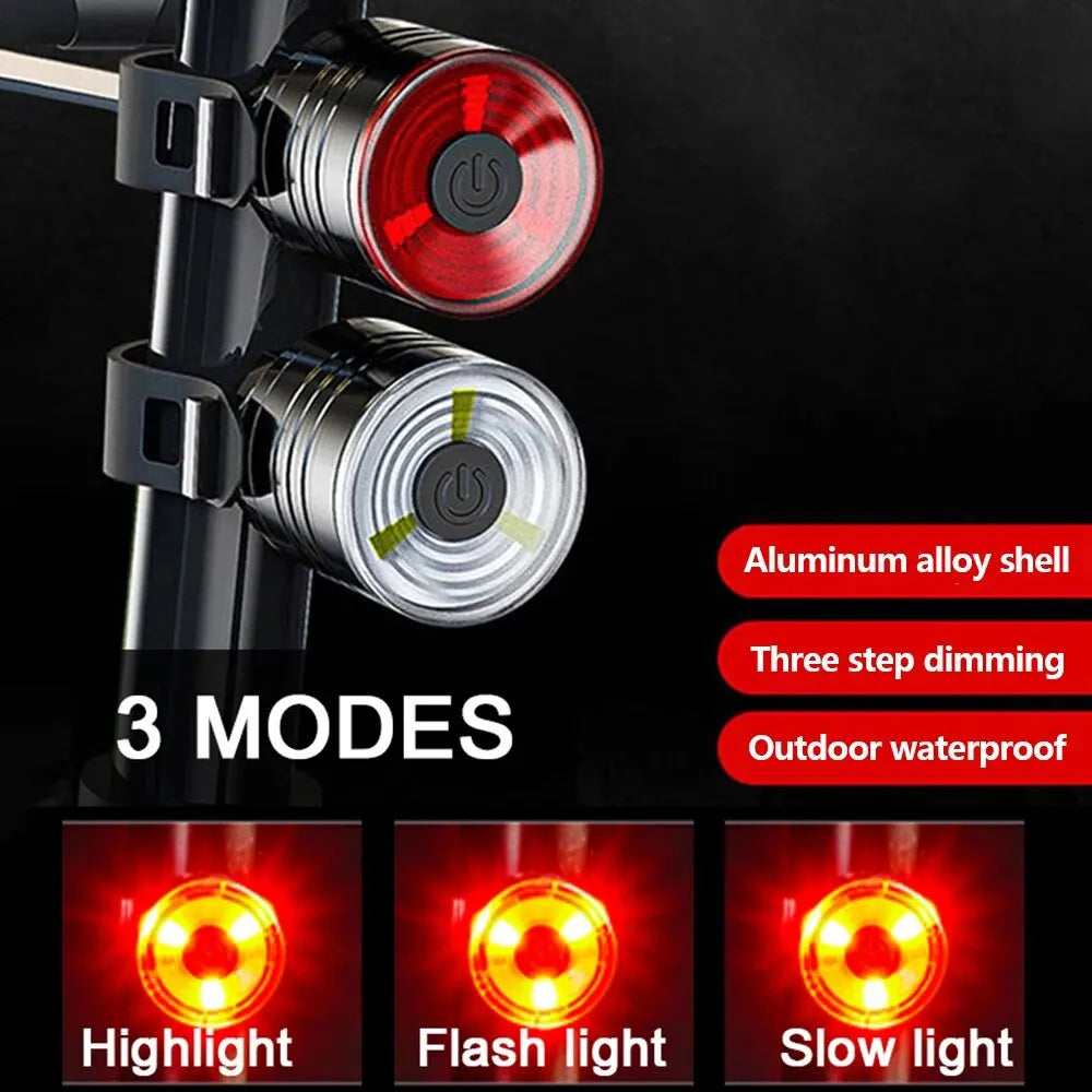 LED Bicycle Rear Light Waterproof 3 Lighting Modes