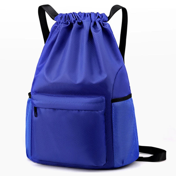 Waterproof Drawstring Backpack for Travel & Fitness
