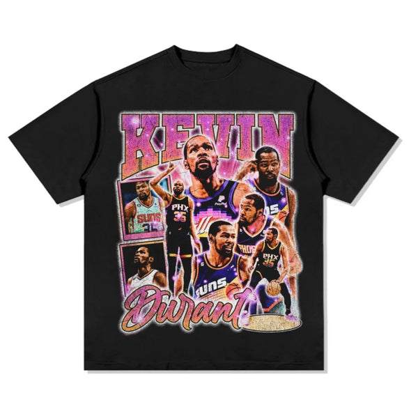 Kevin Durant Phoenix Suns Vintage Cotton T-Shirt
