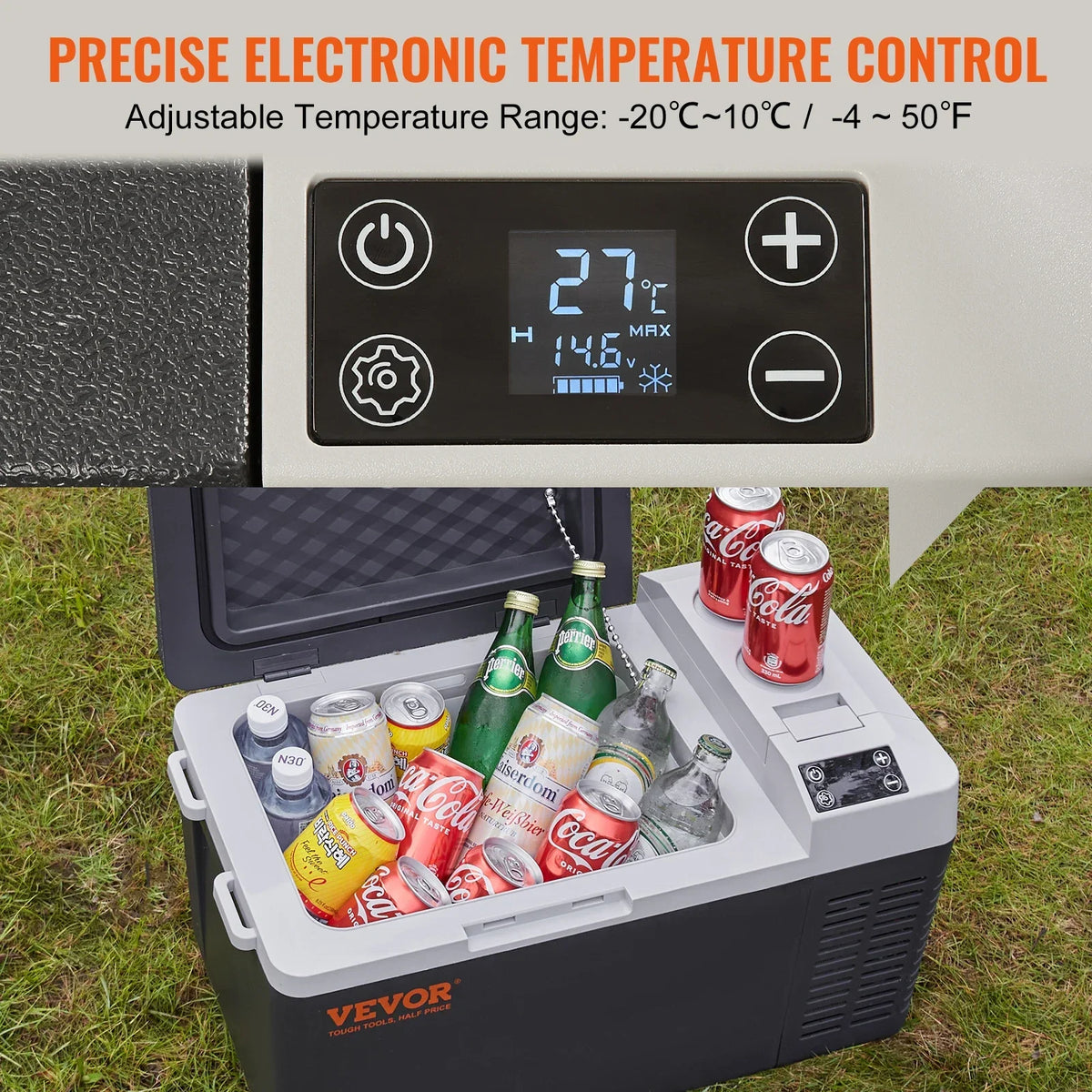 Compact & Powerful Car Fridge for Camping, Fishing, & More