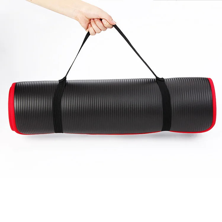 Thick, Non-Slip Yoga Mat with Bonus Bandage