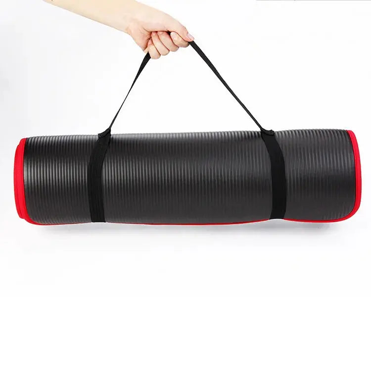 Thick Non Slip Yoga Mat with Bonus BandageExercise Mats24 Hour Sport