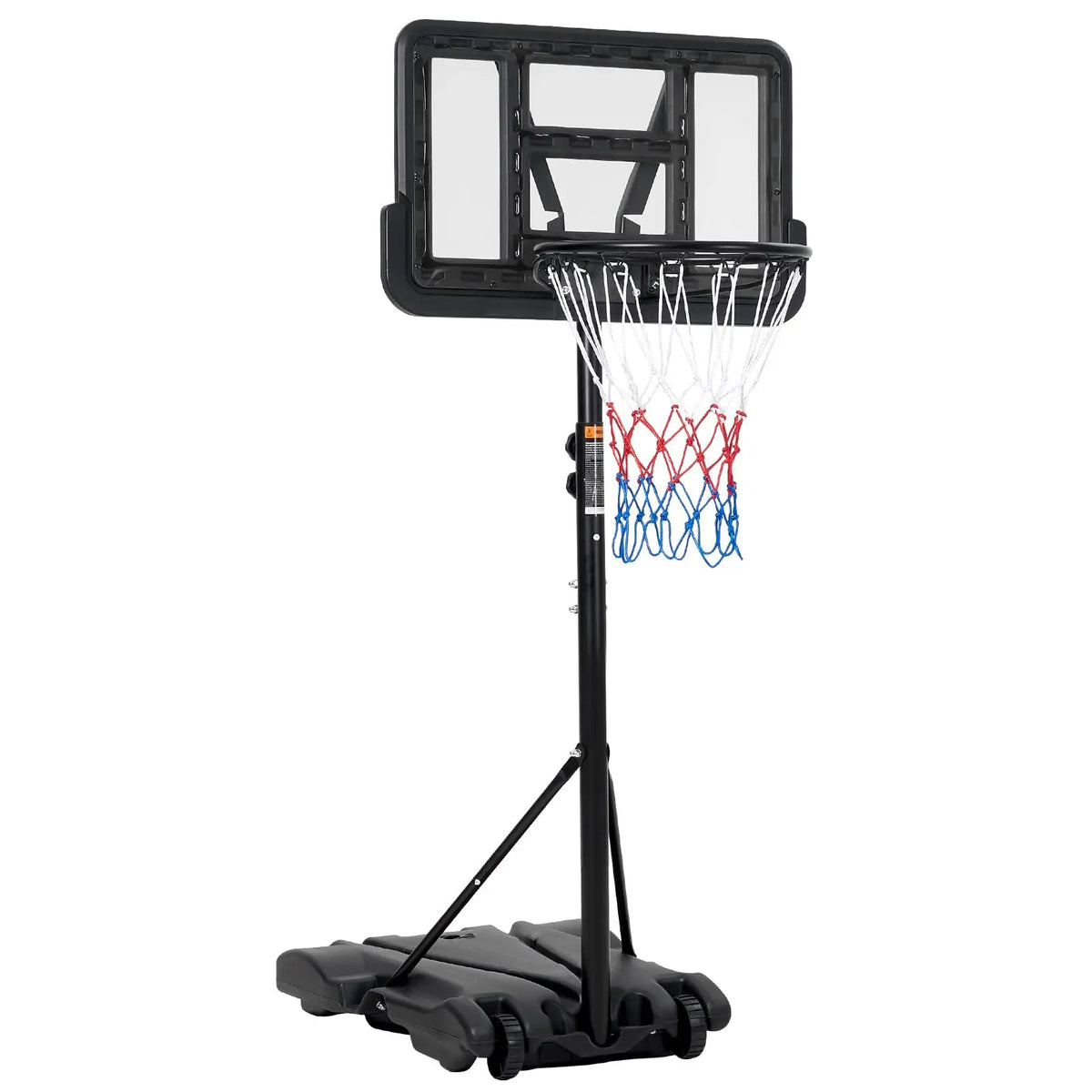 Portable Basketball Hoop for Kids Adjustable Height & Fillable Base