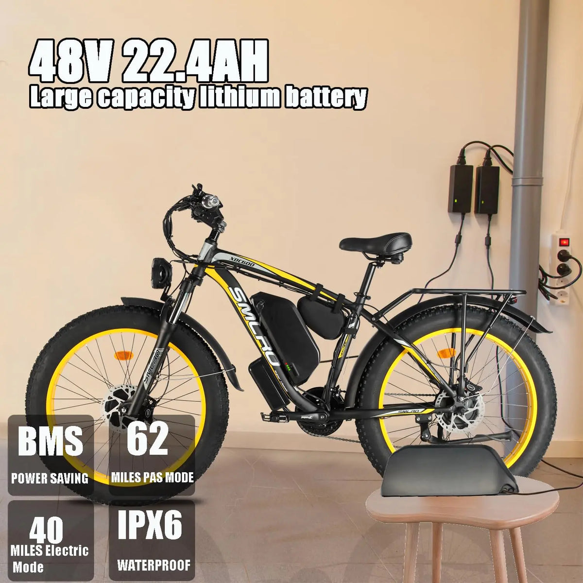 High-Performance 2000W Electric Mountain Bike