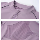 DRUR Breathable Gym Clothes for Women 2 Piece Summer Workout Sets Full Zip Sports Tops with Elastic Waist Shorts Active Wear New 24 Hour Sport