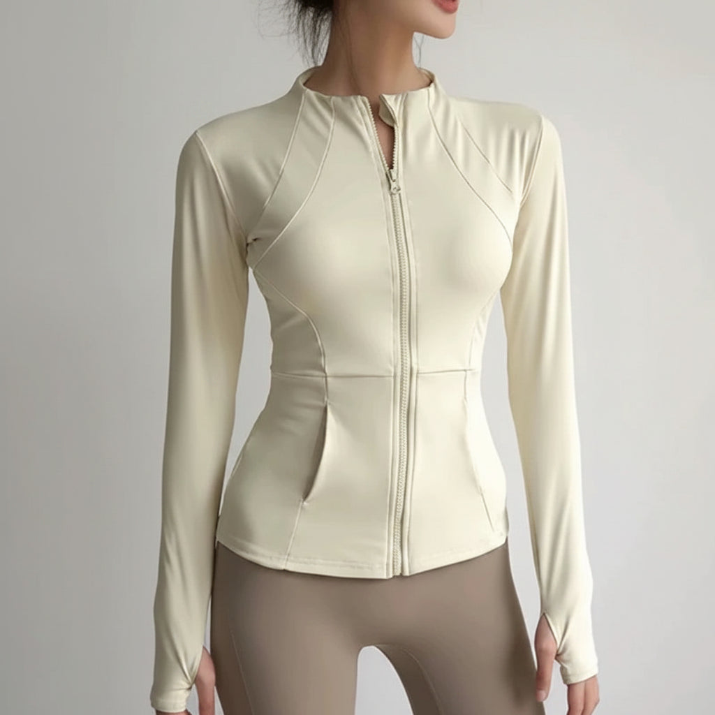 Women's Slim-Fit Yoga Quick-Dry Running Jacket
