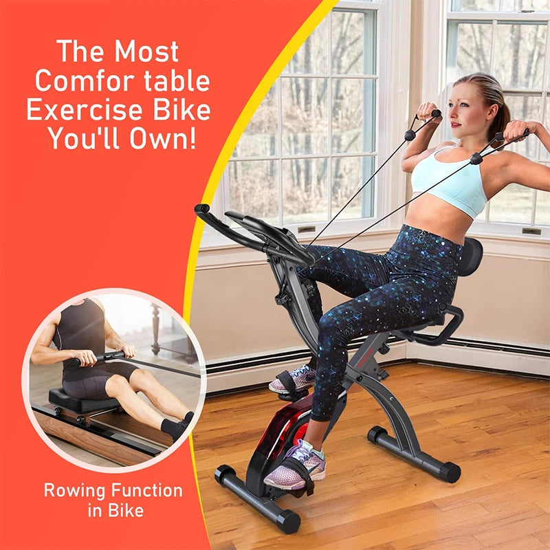 Magnetically Controlled Foldable Indoor Bike