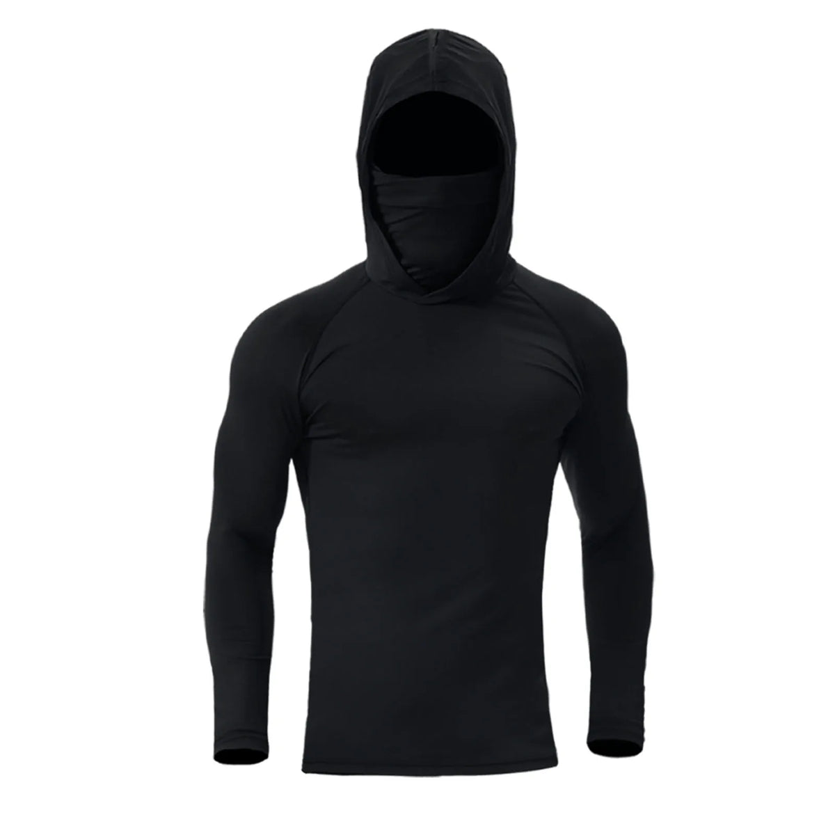Men's Fishing Hoodie with Face Mask and UV Protection