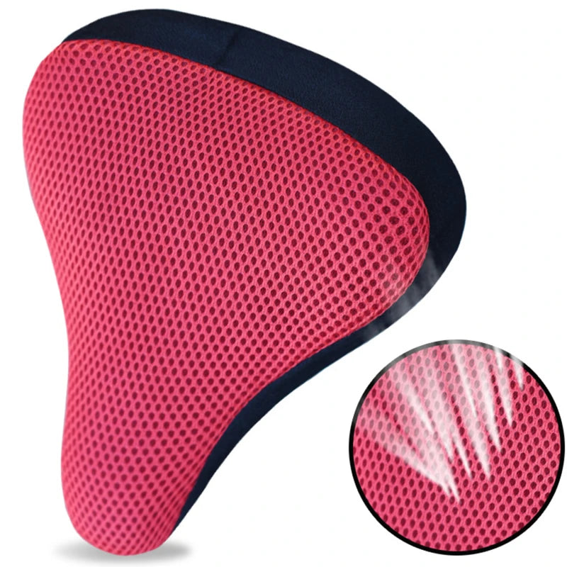 Soft, Breathable Bike Seat: 3D Silicone Cushion