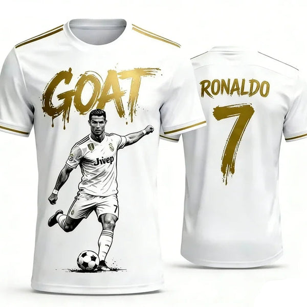Ronaldo Quick-Dry Sport Jersey Men’s & Boys’ Summer T-Shirt
