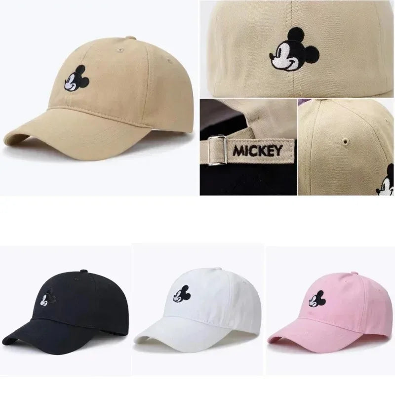 High Quality Mickey Cartoon Snapback Cap Cotton Baseball Cap For Men Women Adjustable Hip Hop Dad Hat Bone Garros Dropshipping 24 Hour Sport