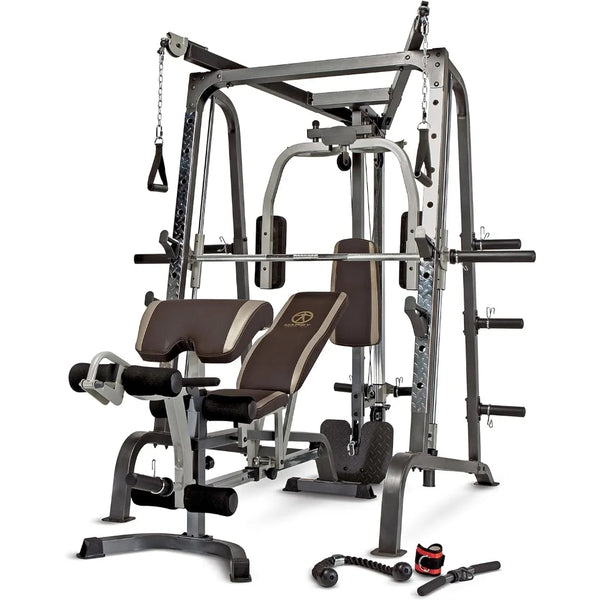 Complete Home Gym Solution: Smith Cage, Leg Press, & More
