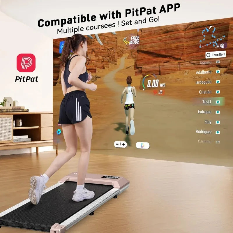 Powerful, Quiet Walking Pad with Remote Control