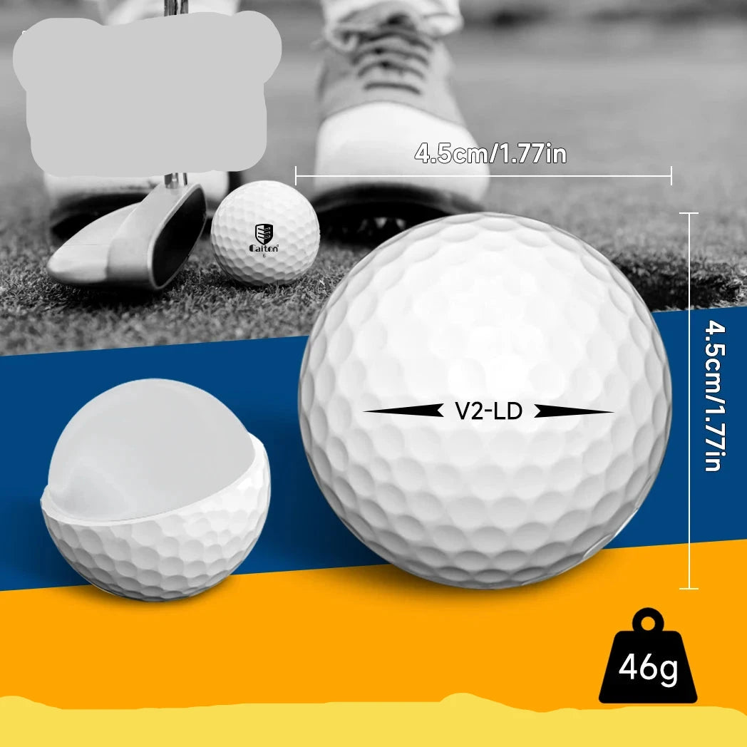 50-Pack Golf Balls: Max Distance, Spin Control