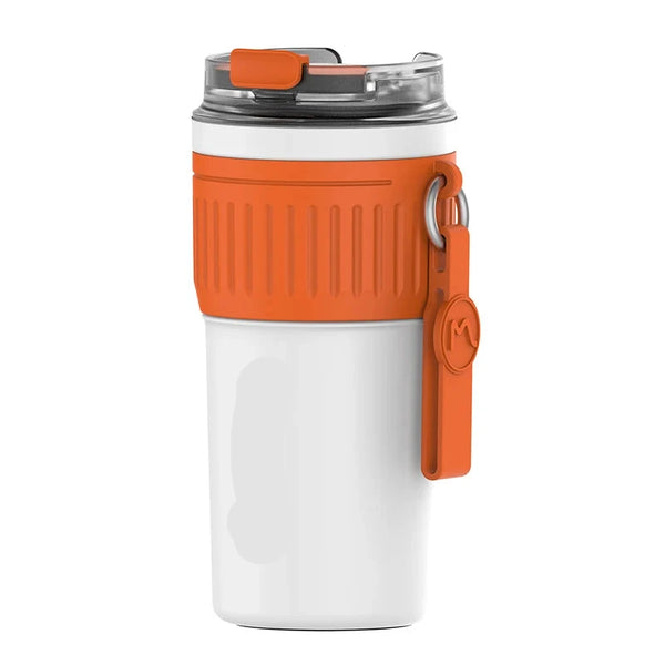 Portable Coffee Mug with Lifting Rope
