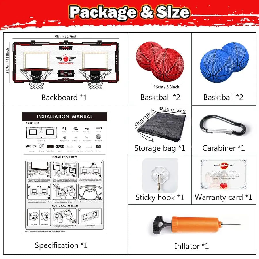 Interactive Basketball Hoop Set for Little Ones - 24 Hour Sport