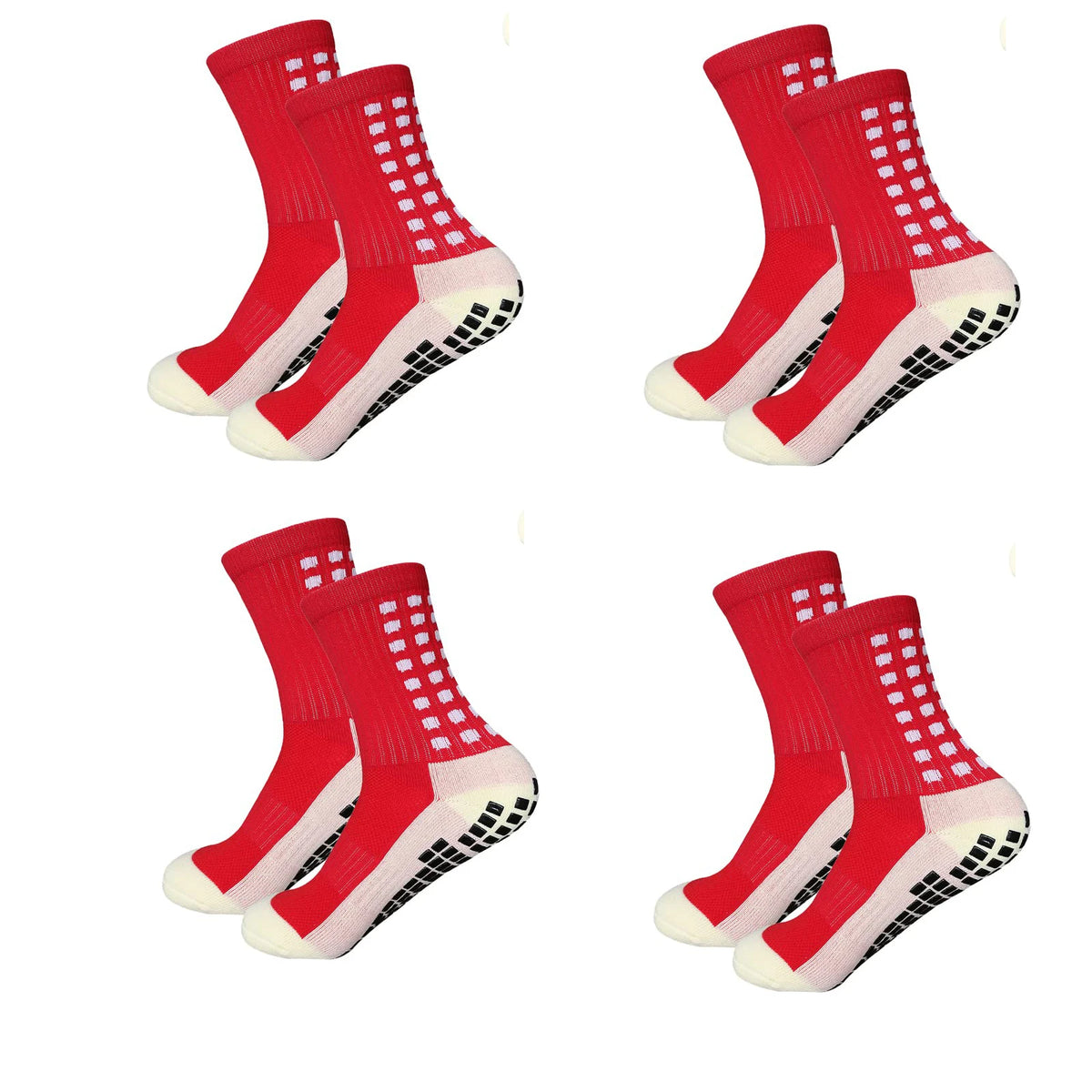 4 Pack Men s Anti Slip Soccer SocksMen's Socks24 Hour Sport