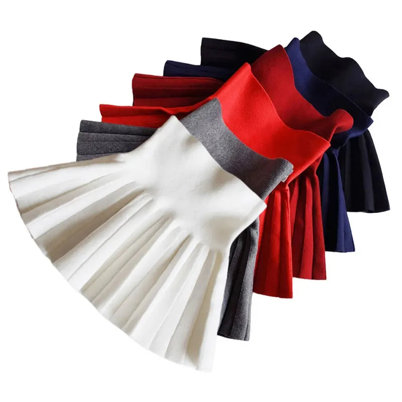 Toddler Girls' Knit Pleated Skirts