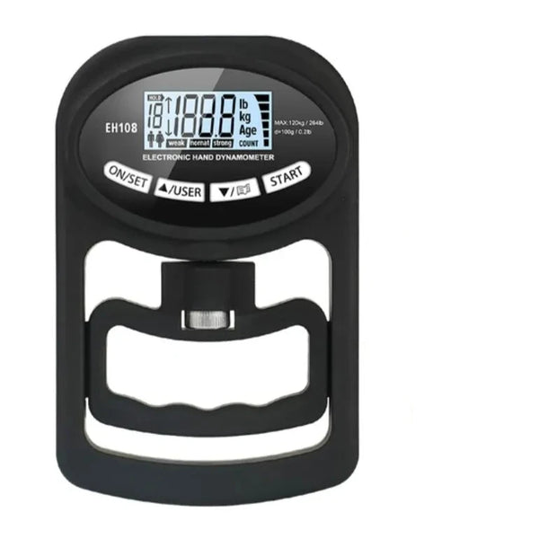 Precision Hand Grip Tester: 265lbs/120kg, USB, LCD
