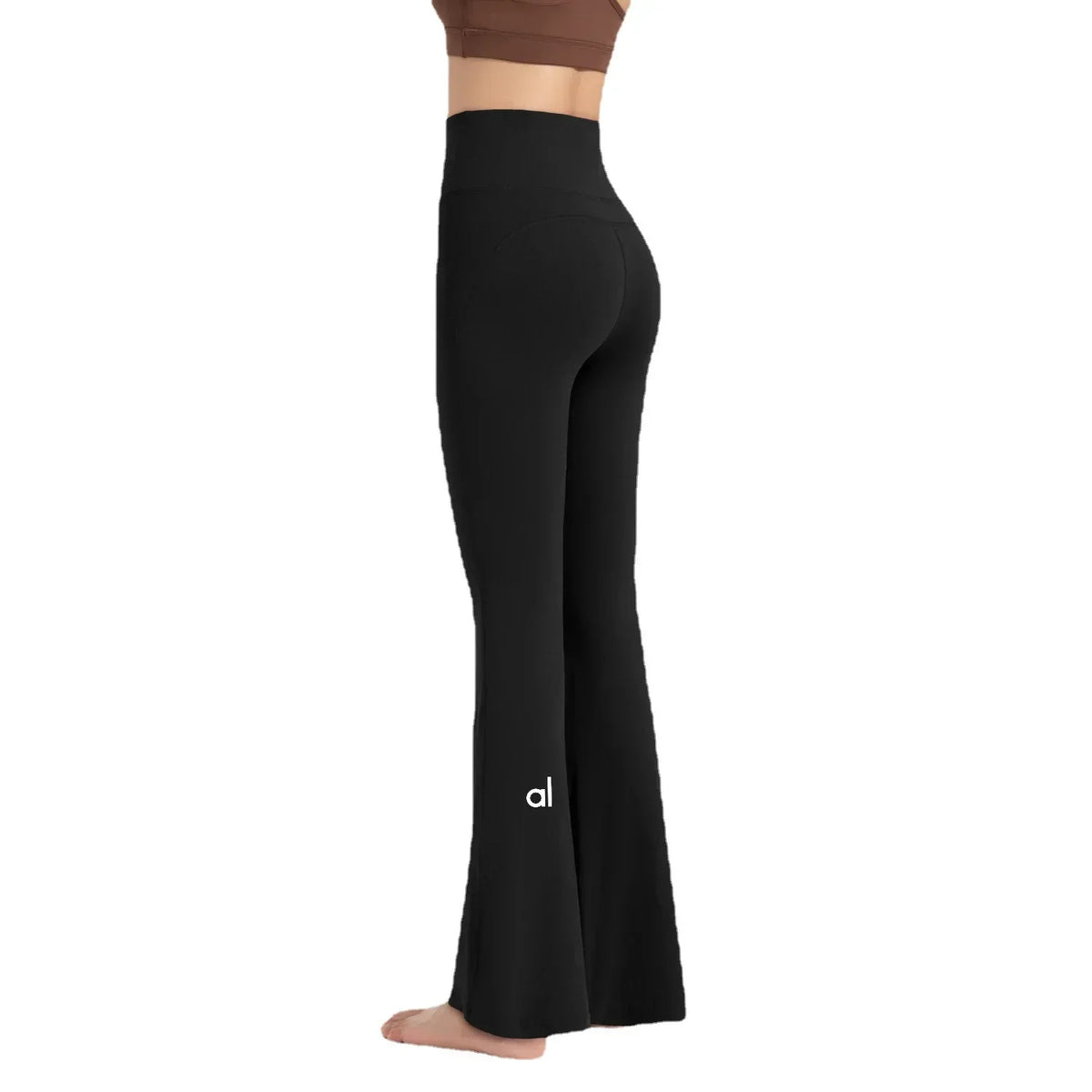 High-Waisted Seamless Flared Yoga Pants