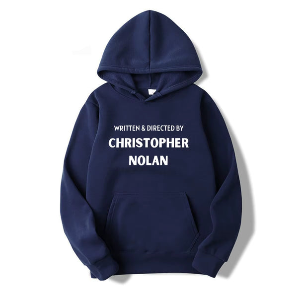 Written And Directed By Christopher Nolan hoodies Mens Women'sMen's Jackets & Hoodies24 Hour Sport