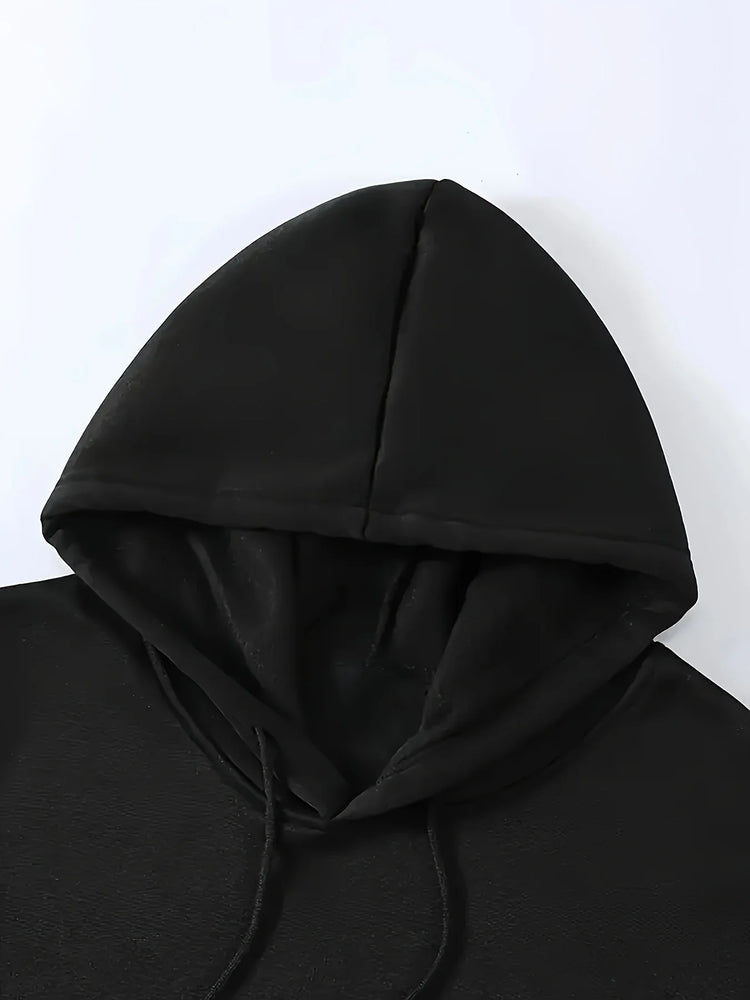 Men's Peeking Cat Graphic Pullover Hoodie