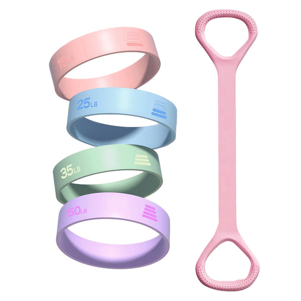 4 Elastic Band Pull-Up Assist & Resistance Trainer
