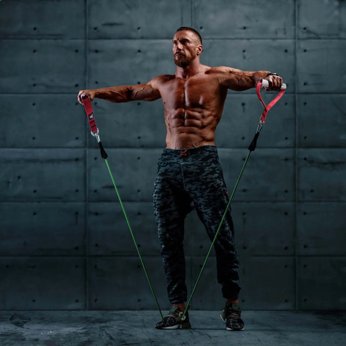 Home Workout Essentials: Dual-Webbing Resistance Band Handles