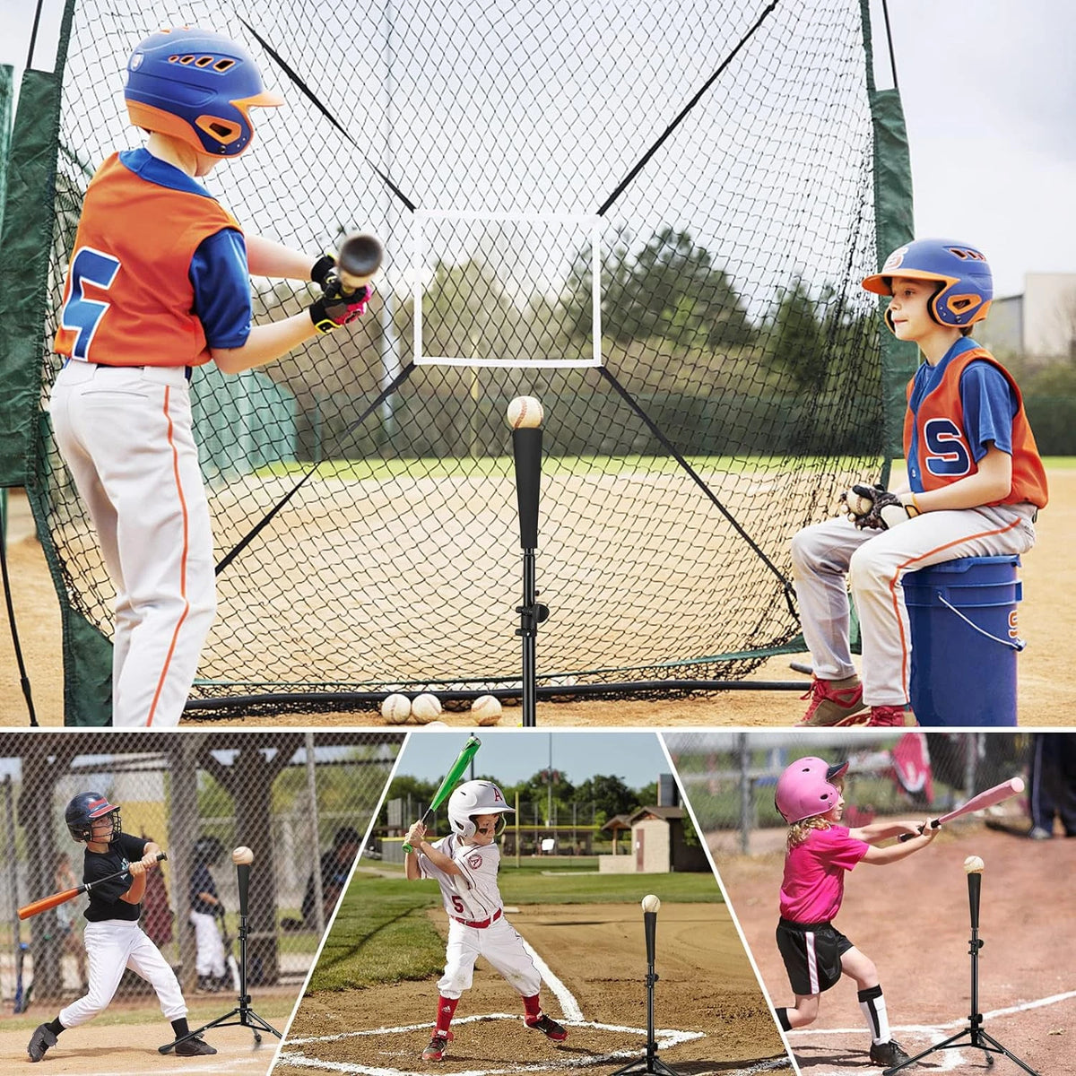 Sturdy, Portable Batting Tee for Practice Anywhere