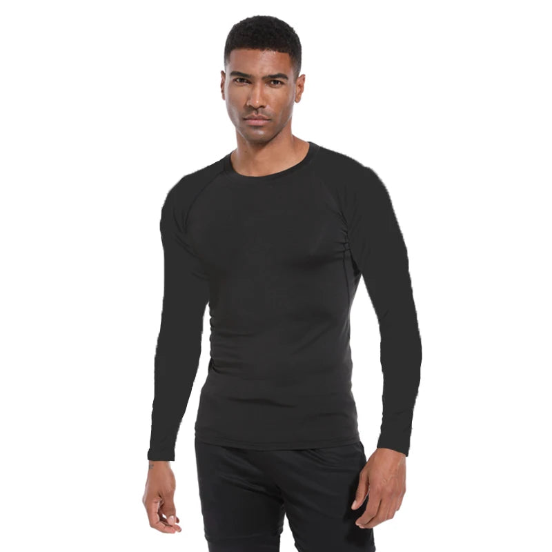 Men's Spring/Autumn Long Sleeve Fitness Tee