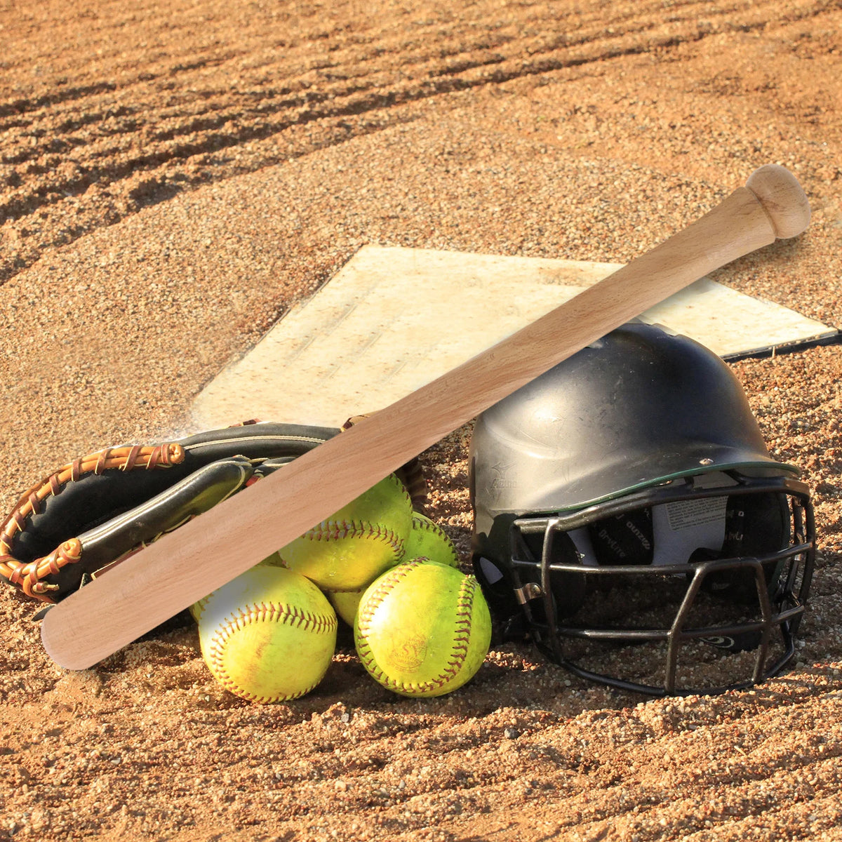 Perfect Your Swing: Solid Wood Baseball Bat