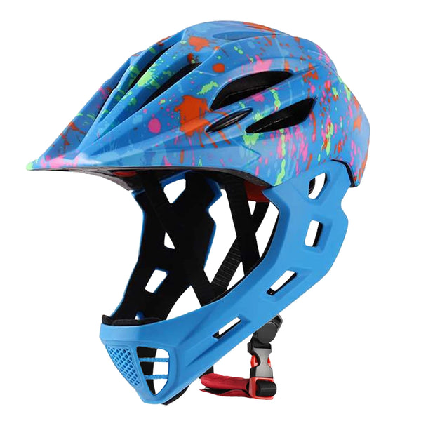 Kids Full-Face Bike Helmet: Adjustable & Lightweight