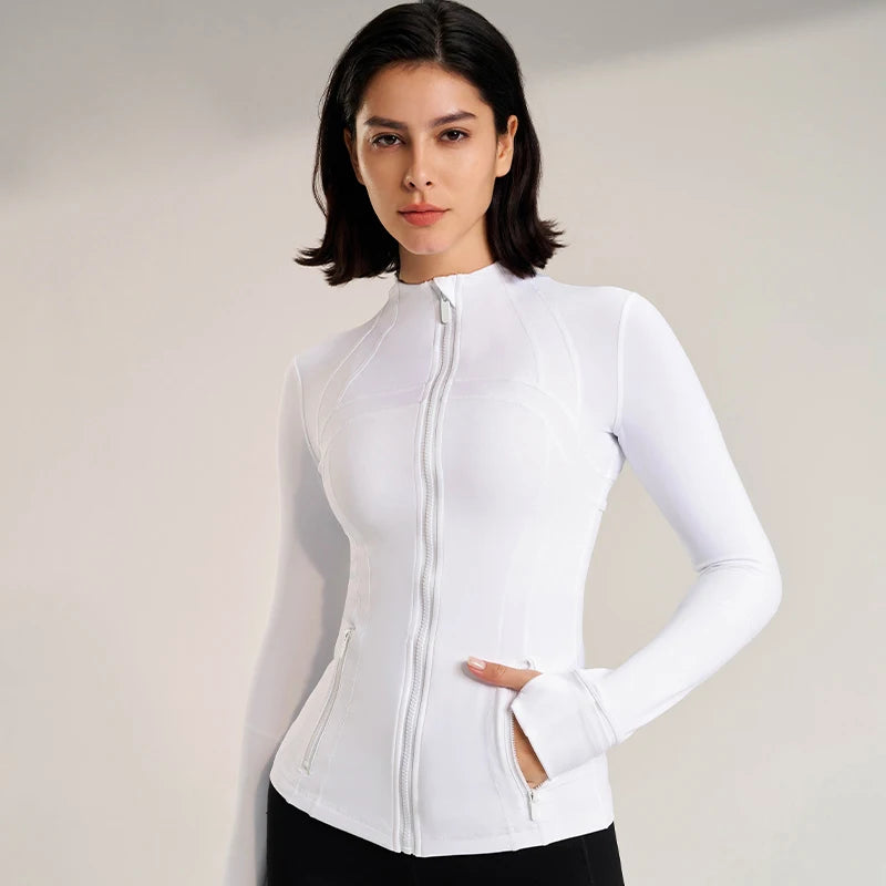 Women's Slim-Fit Long-Sleeve Sports Jacket