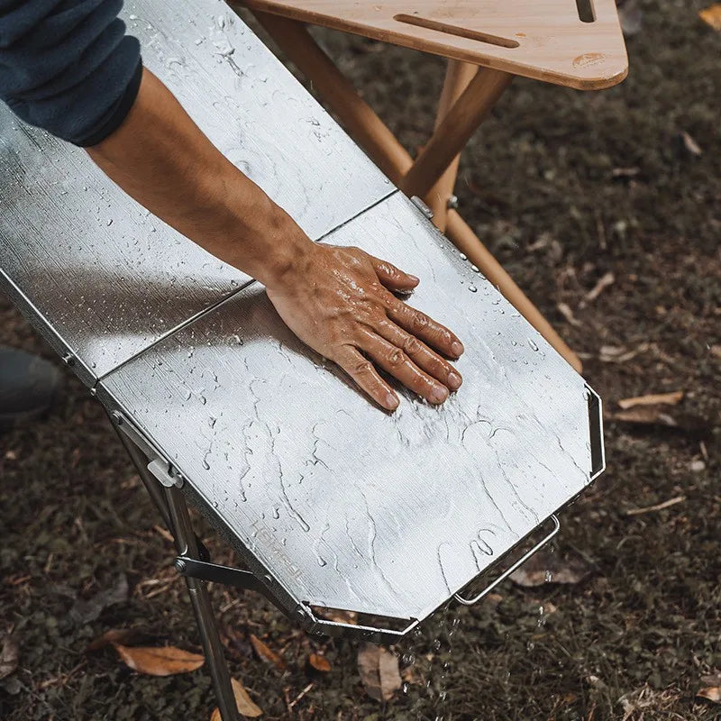 Strong and Sturdy Outdoor Cooking Table