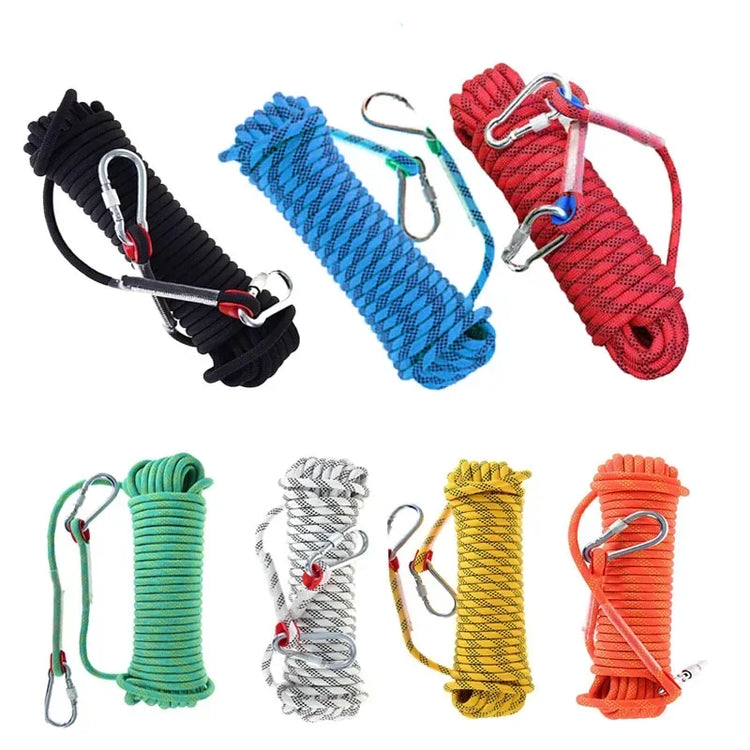 12mm Static Climbing Rope for Rock Climbing, Rappelling, and Tree WorkSafety Accessories24 Hour Sport