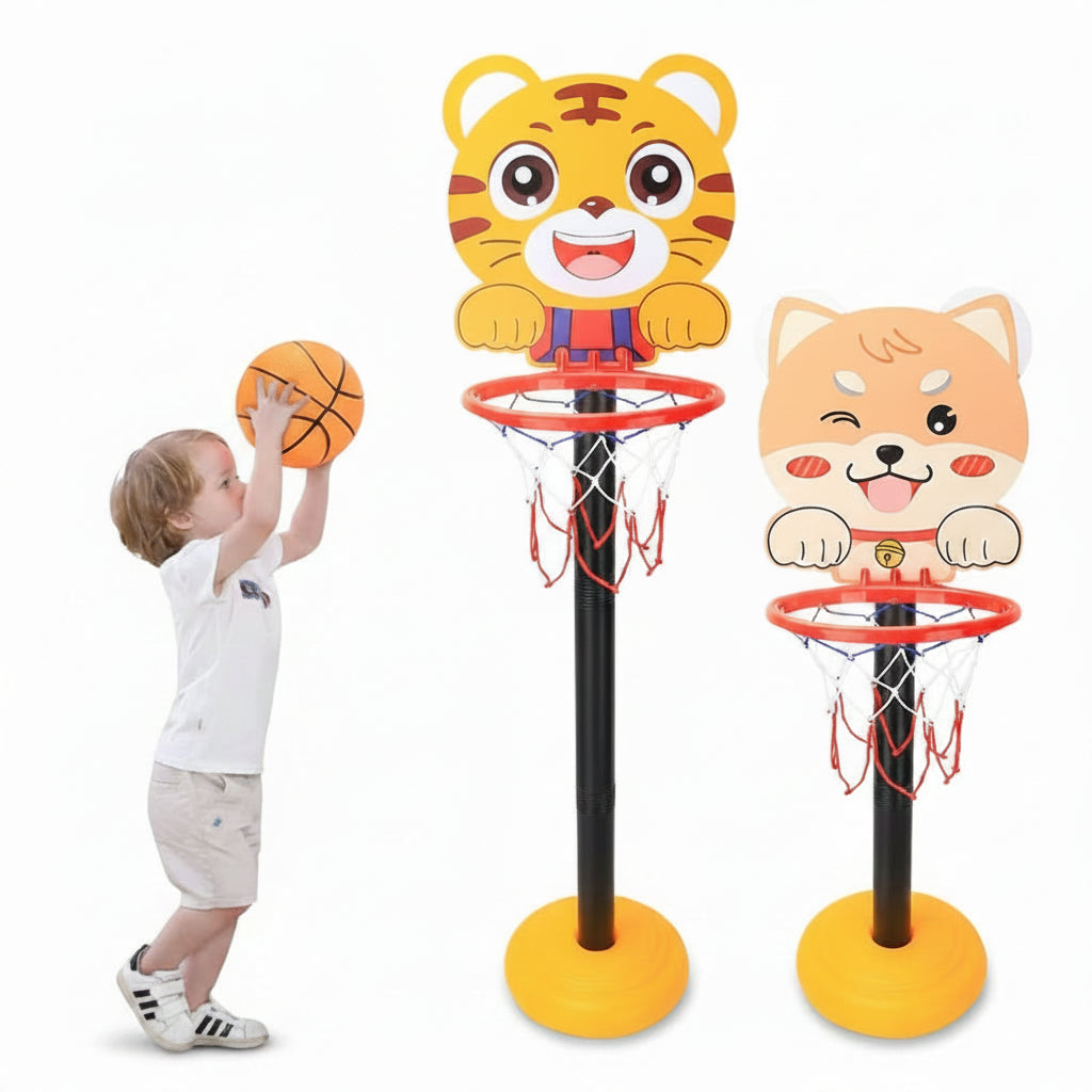 Adjustable Kids' Basketball Hoop Indoor & Outdoor Sports Stand
