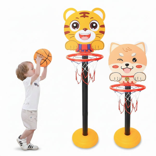 Adjustable Kids' Basketball Hoop Indoor & Outdoor Sports Stand