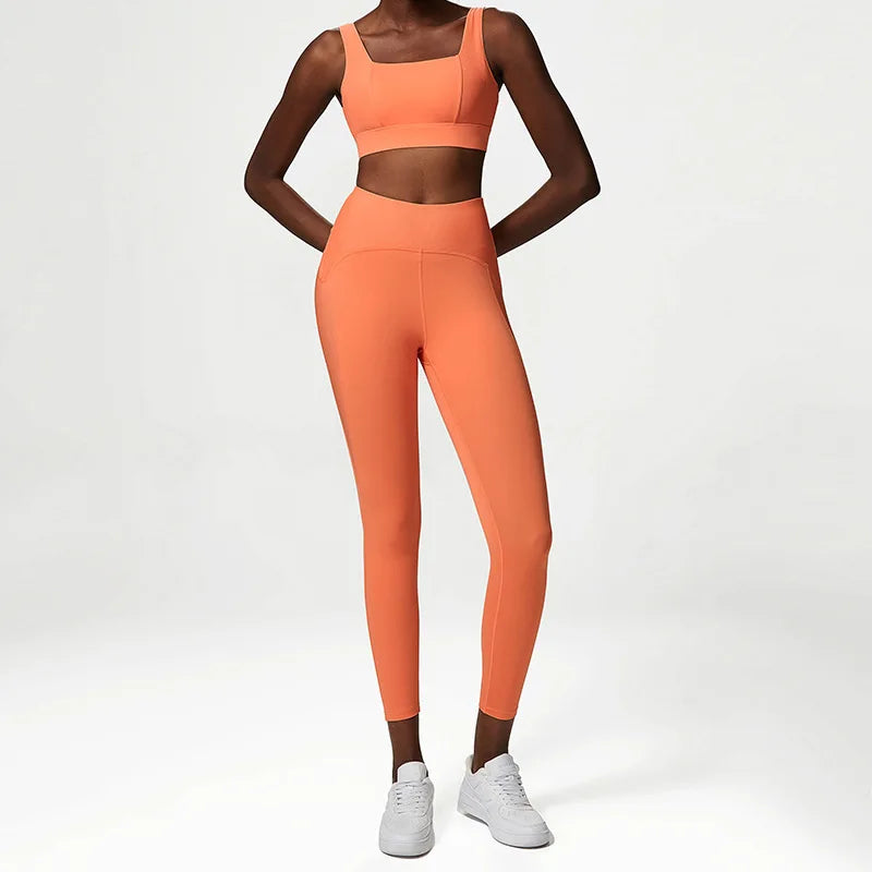  Orange Bra Pants