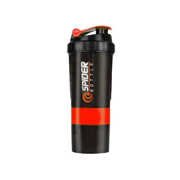 Portable Exercise Shaker with Mixing Compartments
