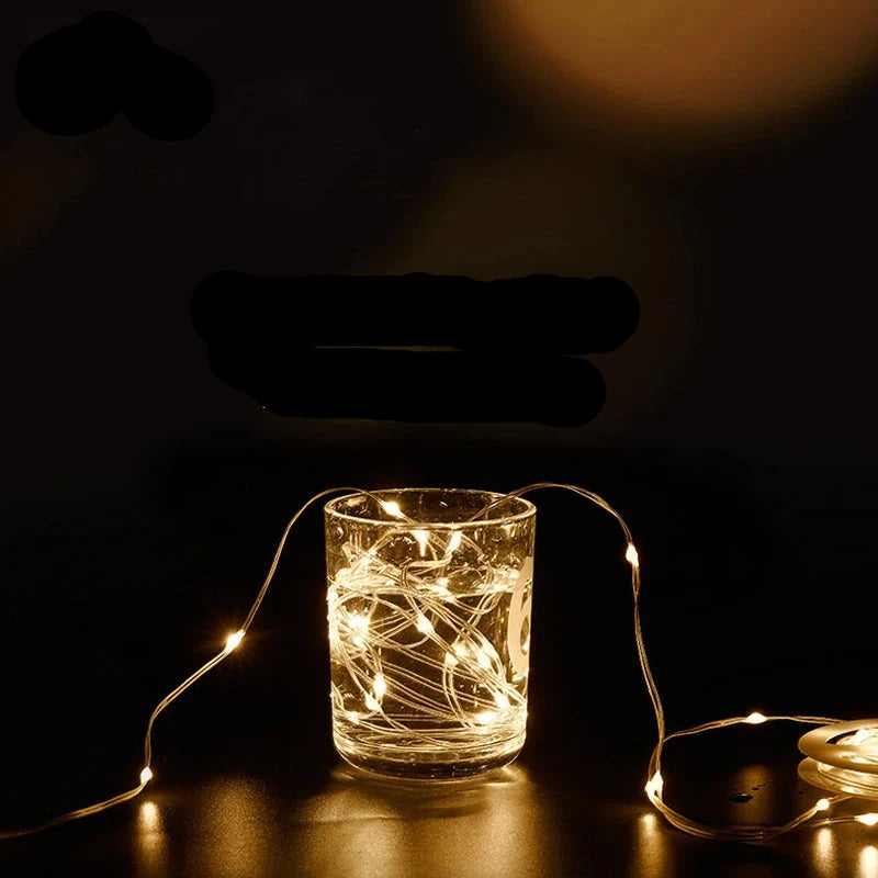 Versatile Outdoor String Lights: IP44 Waterproof, 8 Modes, 10m Length