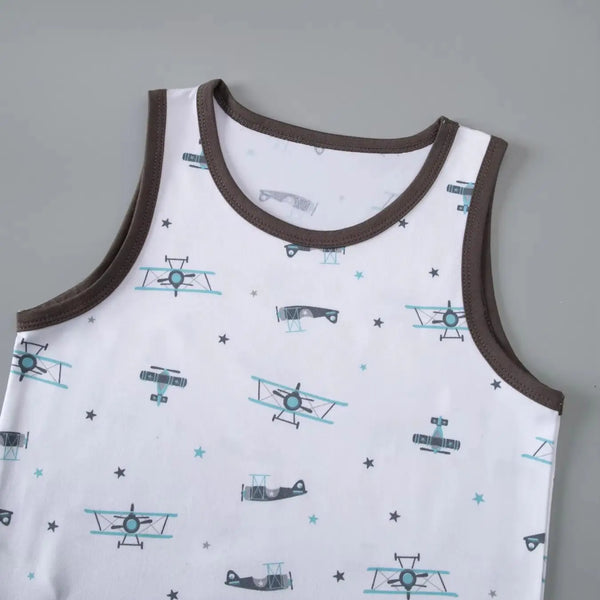 3-Pack Boys' Round Neck Casual Vests Versatile & Comfort