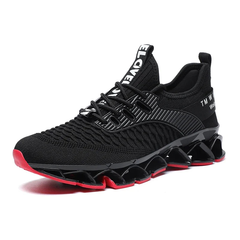 Men's Soft Sole Comfort Height Increasing Mesh Sneakers 24 Hour Sport