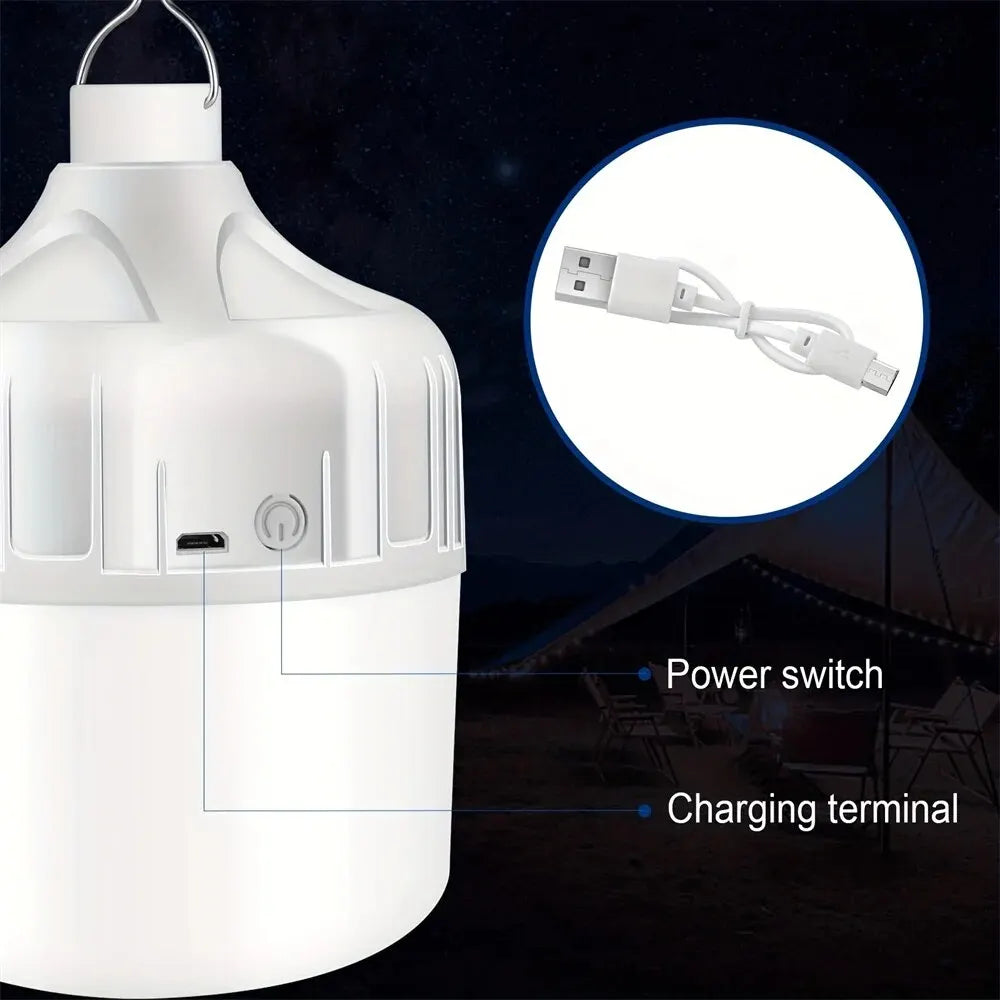 USB Rechargeable Led Bulb Portable Camping Light