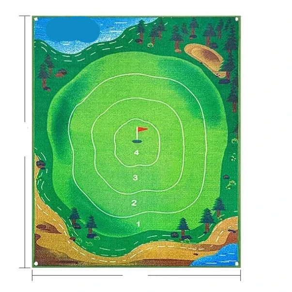 Versatile Golf Practice Mat for Indoor & Outdoor Use
