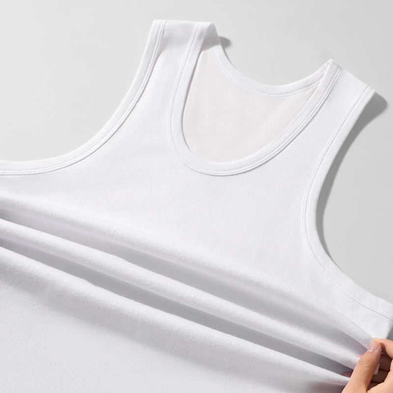 Men's Cotton Athletic Sleeveless Vest Casual & Fitness