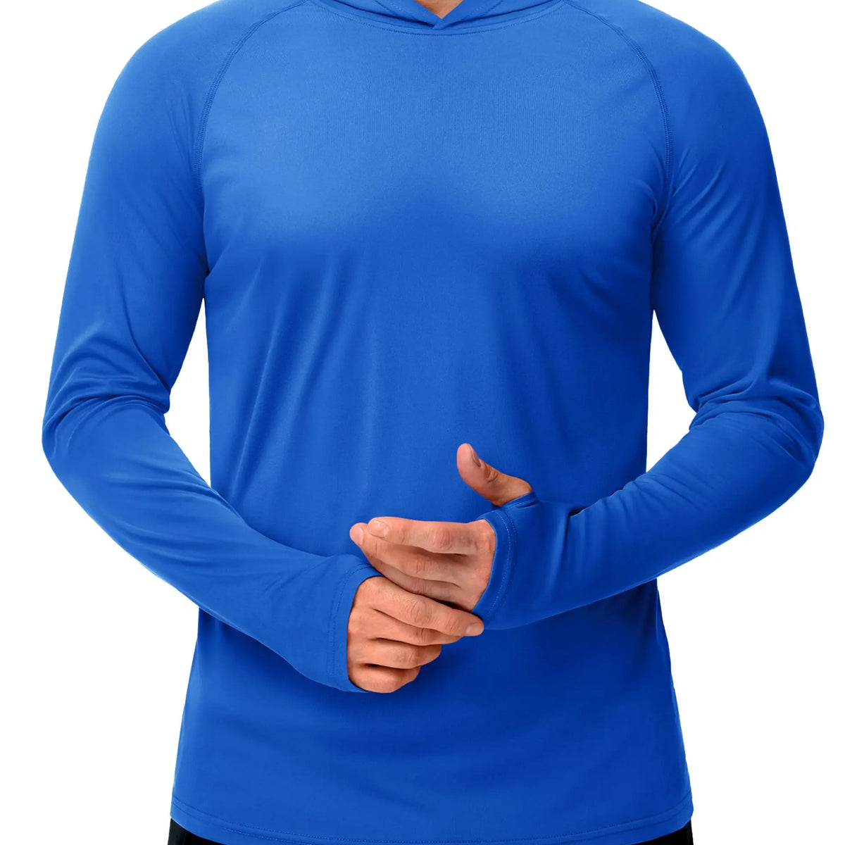 Men’s Long Sleeve Sun Protection Hoodie with UV-Proof