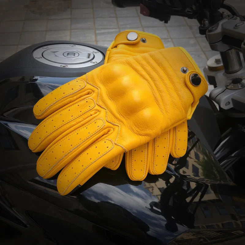 Leather Motorcycle Gloves