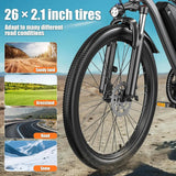 Heavy-Duty Foldable Electric Bike for Adults with 7-Shock Suspension, 500+ lbs Capacity, 740W Motor, 25MPH, 720Wh, Customized 24 Hour Sport